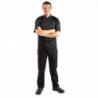 Must Köögisegu Must Lühikeste Varrukatega Vest Vegas - Suurus M - Whites Chefs Clothing - Fourniresto
