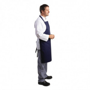 Põlle esilukuga, mereväesinine 710 x 970 mm - Whites Chefs Clothing - Fourniresto