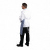 Põll ruudulises sinise ja valge polüester-puuvillases materjalis 710 x 970 mm - Whites Chefs Clothing - Fourniresto