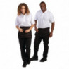 Must Limonaadikoristaja taskute ja lukuga must polüesterpuuvillast 450 x 305 mm - Whites Chefs Clothing - Fourniresto