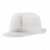 Valge Trilby müts võrguga - suurus L 590 mm - FourniResto - Fourniresto
