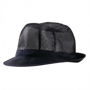 Trilby sinine mereväe müts võrguga - suurus L 590 mm - FourniResto - Fourniresto