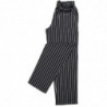 Köögipüksid Unisex Baggy Triibuline Must ja Valge - Suurus S - Chef Works - Fourniresto