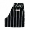 Köögipüksid Baggy triibulised must-valged - suurus XL - Chef Works - Fourniresto
