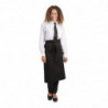 Standardne must polüester-puuvillast esiliist 914 x 762 mm - Whites Chefs Clothing - Fourniresto