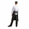 Standardne must polüester-puuvillast esiliist 914 x 762 mm - Whites Chefs Clothing - Fourniresto