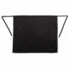 Standardne must polüester-puuvillast esiliist 914 x 762 mm - Whites Chefs Clothing - Fourniresto