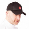 Cool Vent musta polüesterist ja puuvillast baseballi müts - Üks suurus - Chef Works - Fourniresto