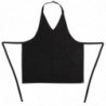 Serveerija mustvalge polüester-puuvillane V-kaelusega esiliist 838 x 698 mm - Whites Chefs Clothing - Fourniresto