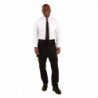 Must polüesterpuuvillast lühike ettekandja esiliist 373 x 750 mm - Whites Chefs Clothing - Fourniresto