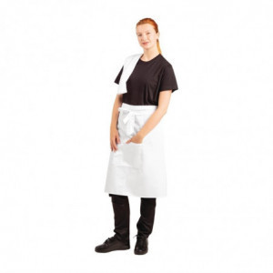 Serveerija standardne valge esiliist 1000 x 700 mm - Whites Chefs Clothing - Fourniresto