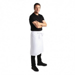 Serveerija standardne valge esiliist 1000 x 700 mm - Whites Chefs Clothing - Fourniresto
