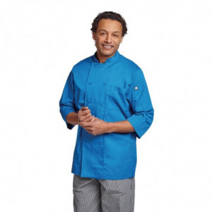 Kokandusvest segavärviline sinine - suurus XL - Chef Works - Fourniresto