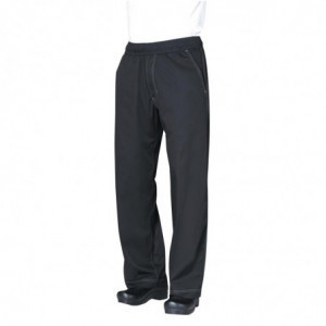 Kokakombinesoon Baggy Must - Suurus XL - Chef Works - Fourniresto