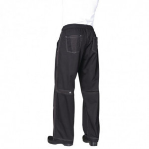 Kokakombinesoon Baggy Must - Suurus XL - Chef Works - Fourniresto