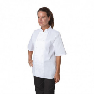 Valge lühikeste varrukatega Bostoni peakokariietus - suurus XXL - Whites Chefs Clothing - Fourniresto