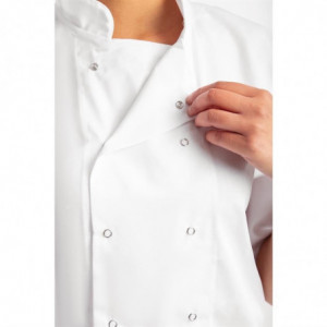 Valge lühikeste varrukatega Bostoni peakokariietus - suurus XXL - Whites Chefs Clothing - Fourniresto