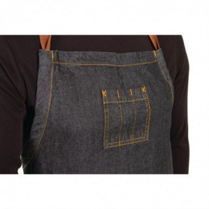 Põlle Bavette Sinine Urban Memphis 890 x 1005 mm - Chef Works - Fourniresto