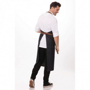 Põlle Bavette Sinine Urban Memphis 890 x 1005 mm - Chef Works - Fourniresto