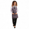 Serveerija esiliist V-kaelusega antratsiithall polüester-puuvillast 838 x 698 mm - Whites Chefs Clothing - Fourniresto