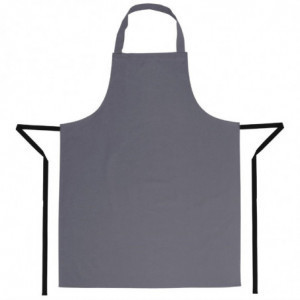 Espressoapron Hall Anthracite Polüesterpuuvill 711 x 965 mm - Whites Chefs Clothing - Fourniresto