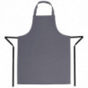 Espressoapron Hall Anthracite Polüesterpuuvill 711 x 965 mm - Whites Chefs Clothing - Fourniresto