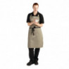 Põlle esiliistakuga oliivipuuvillast 711 x 965 mm - Whites Chefs Clothing - Fourniresto