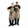 Põlle esiliistakuga oliivipuuvillast 711 x 965 mm - Whites Chefs Clothing - Fourniresto
