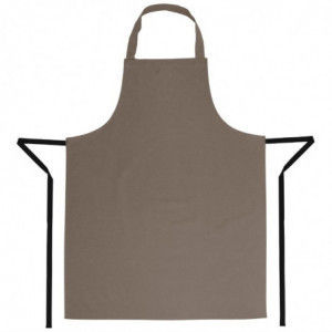 Pruun polüester-puuvillane esiliist Bavette 711 x 965 mm - Whites Chefs Clothing - Fourniresto