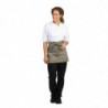 Serveerija lühike oliiviroheline polüester-puuvillasegu esiliist 373 x 750 mm - Whites Chefs Clothing - Fourniresto
