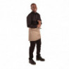 Serveerija lühike helepruun polüester-puuvillast esiliist 373 x 750 mm - Whites Chefs Clothing - Fourniresto