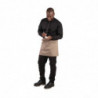 Serveerija lühike helepruun polüester-puuvillast esiliist 373 x 750 mm - Whites Chefs Clothing - Fourniresto