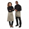 Serveerija esiliistak oliivipuust polüester-puuvillast 1000 x 700 mm - Whites Chefs Clothing - Fourniresto