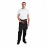 Must Memphisi lühike must puuvillane kelneri esiliist 725 x 480 mm - Chef Works - Fourniresto