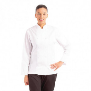 Kokandusvest valge pikkade varrukatega Calgary - suurus XXL - Chef Works - Fourniresto