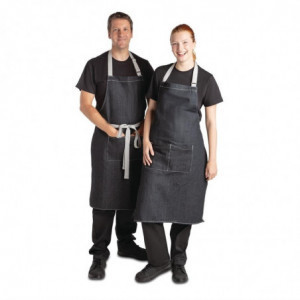 Põlledenimmust Southside polüester-puuvillast 700 x 1000 mm - Whites Chefs Clothing - Fourniresto