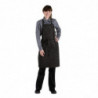 Põlle Bavette Taupe Urban Dorset puuvillast 762 x 863 mm - Chef Works - Fourniresto