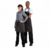 Põlle Bavette Taupe Urban Dorset puuvillast 762 x 863 mm - Chef Works - Fourniresto