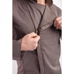 Kokandusjaki unisex lukuga hall grafiit Hartford - suurus XS - Chef Works - Fourniresto