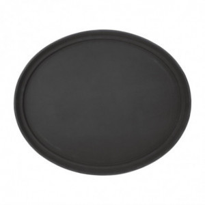 Plastikust libisemisvastane ovaalne alusplaat 685 x 560 mm - Olympia KRISTALLON - Fourniresto