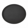 Plastikust libisemisvastane ovaalne alusplaat 685 x 560 mm - Olympia KRISTALLON - Fourniresto