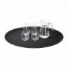 Plastikust libisemisvastane ovaalne alusplaat 685 x 560 mm - Olympia KRISTALLON - Fourniresto