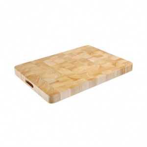 Puidust ristkülikukujuline lõikelaud 610 x 455 mm - Vogue - Fourniresto