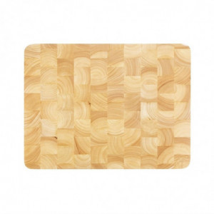 Puidust ristkülikukujuline lõikelaud 610 x 455 mm - Vogue - Fourniresto