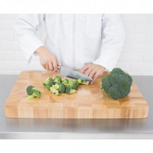 Puidust ristkülikukujuline lõikelaud 610 x 455 mm - Vogue - Fourniresto