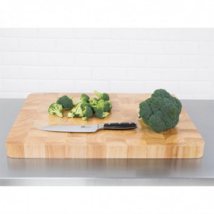 Puidust ristkülikukujuline lõikelaud 610 x 455 mm - Vogue - Fourniresto