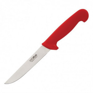 Nuga luude eemaldamiseks punane jäik tera 15 cm - Hygiplas - Fourniresto