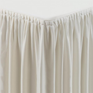 Nappe ja rüütelaud ecrus värvilised kortsutatud 750 x 1820 mm - FourniResto - Fourniresto