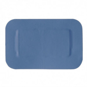 Eemaldatavad sinised plaastripadjad 28 x 38 mm - 50 tk komplektis - FourniResto - Fourniresto