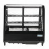 Musta lauallinen jahutusvitrin 100 L - Polar - Fourniresto